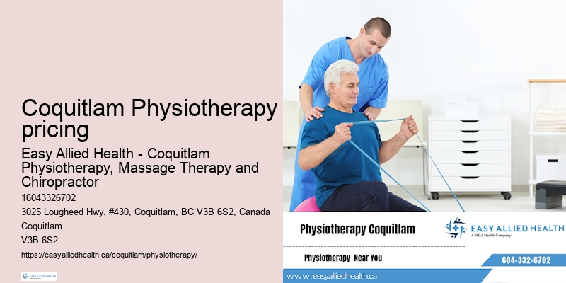 Coquitlam Physiotherapy pricing
