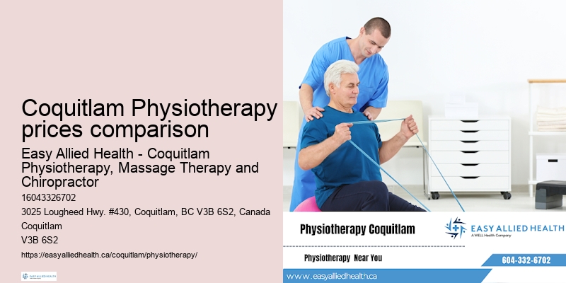 Coquitlam Physiotherapy prices comparison