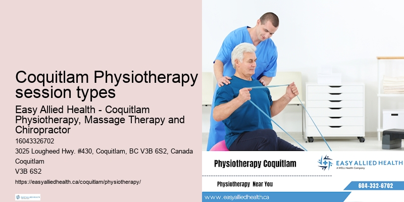 Coquitlam Physiotherapy session types
