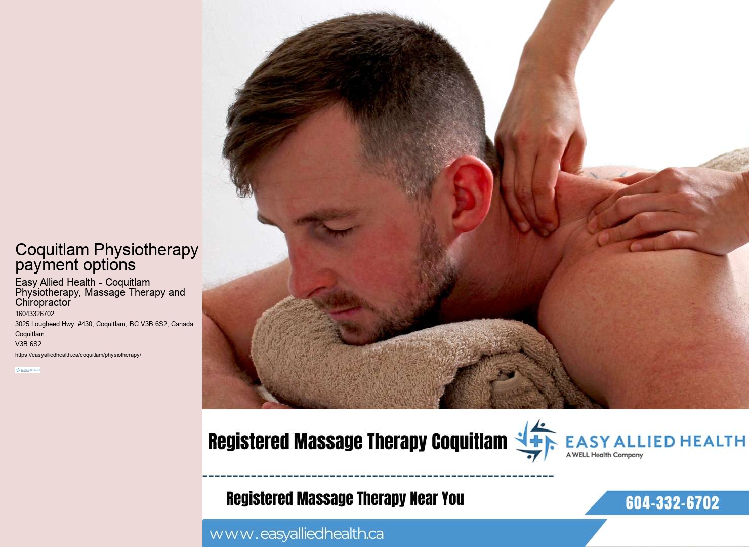 Chronic pain management services Coquitlam