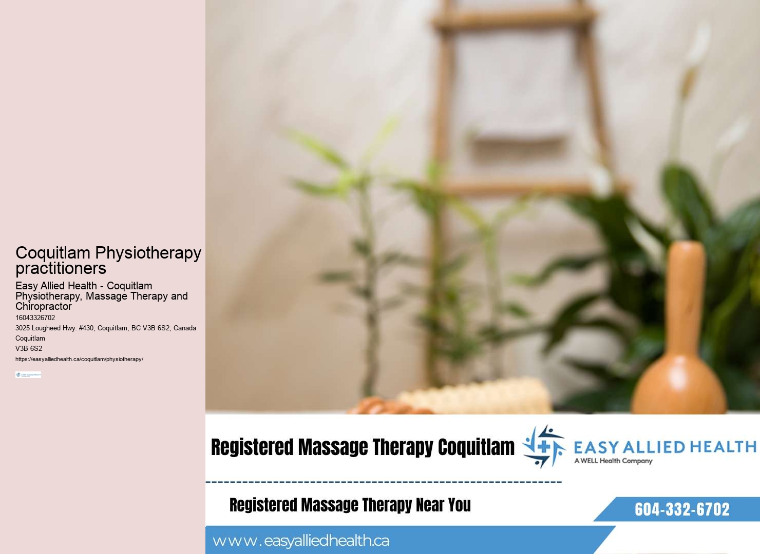 Coquitlam Physiotherapy patient testimonials