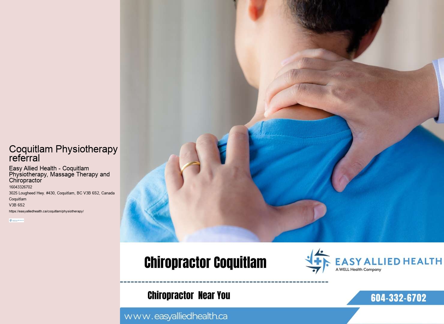 Coquitlam physiotherapy for seniors
