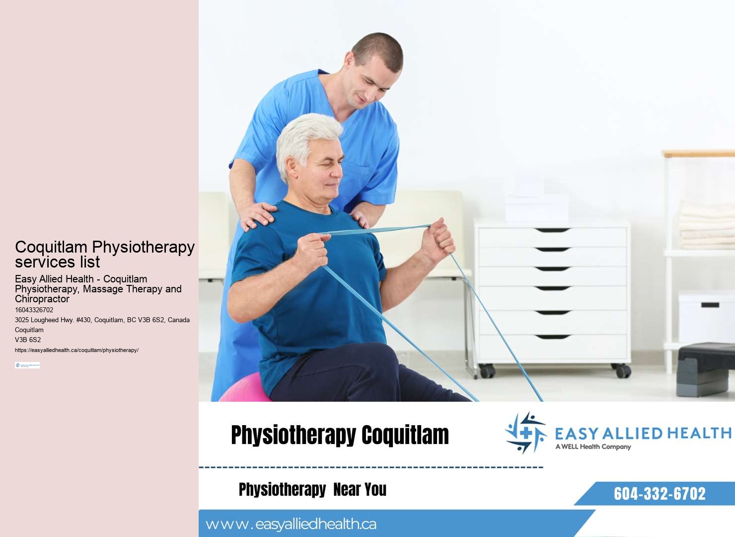 Manual therapy Coquitlam services