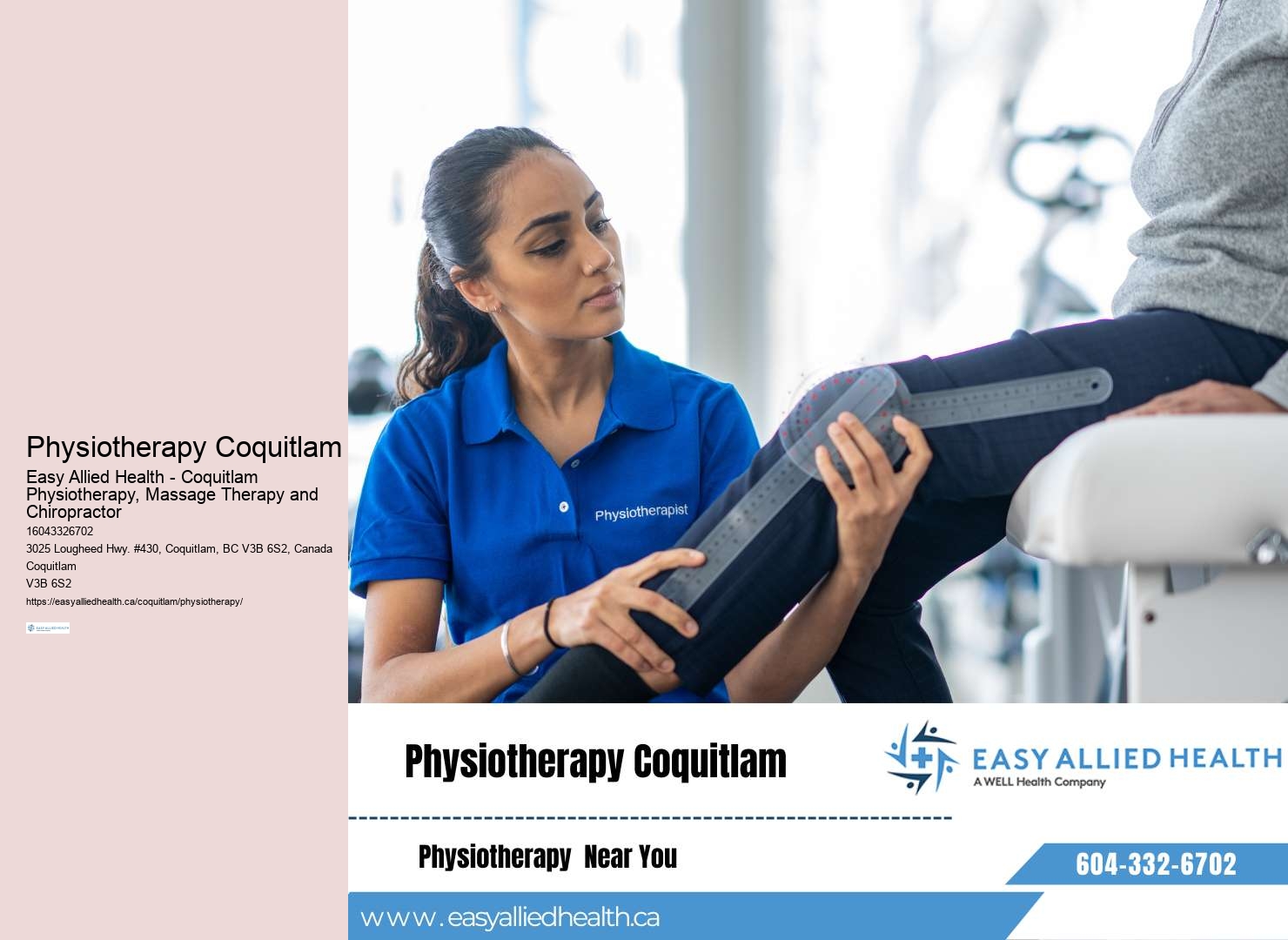 Coquitlam physiotherapy for ergonomics