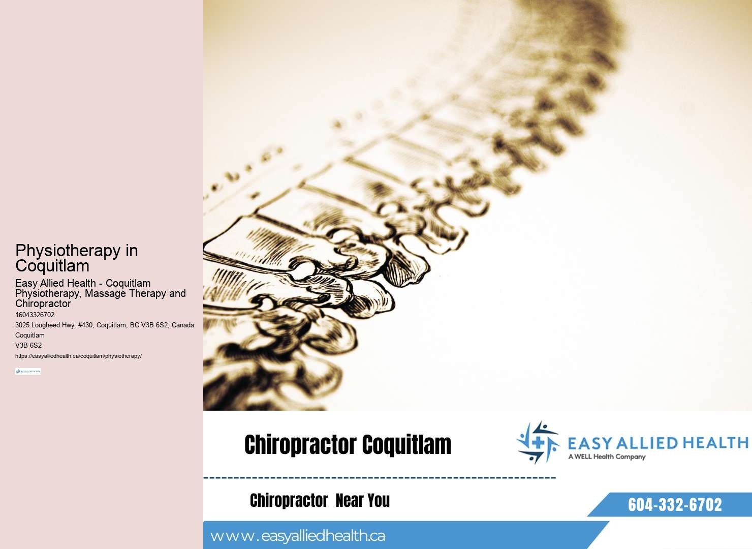 Coquitlam back pain treatment
