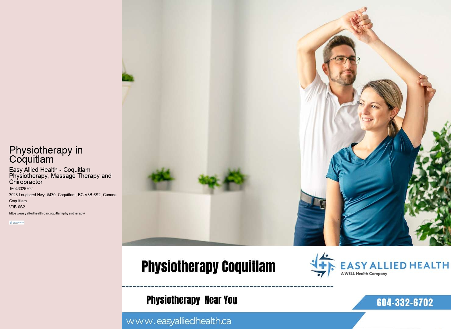 Neurological physiotherapy Coquitlam