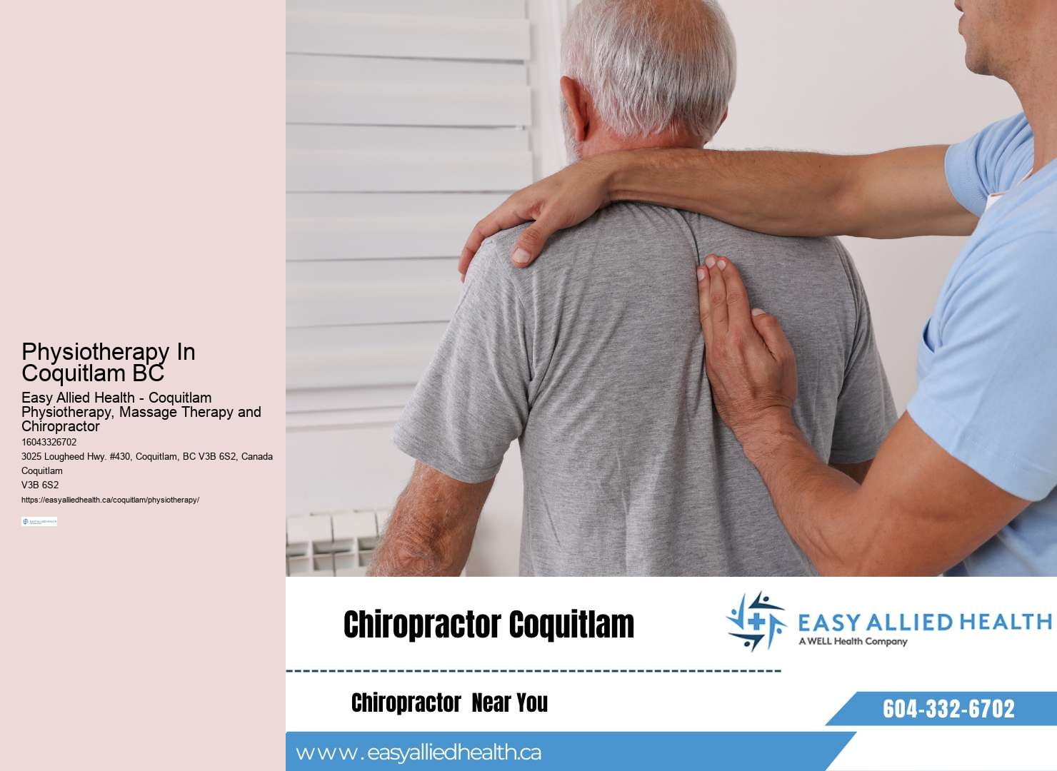 Physiotherapy for mobility Coquitlam