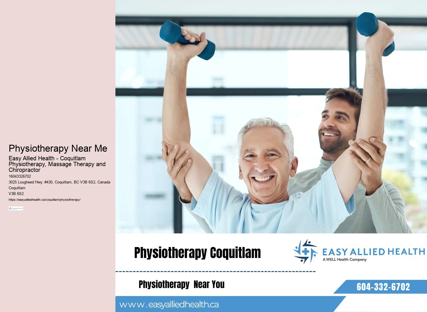 Coquitlam Physiotherapy offers