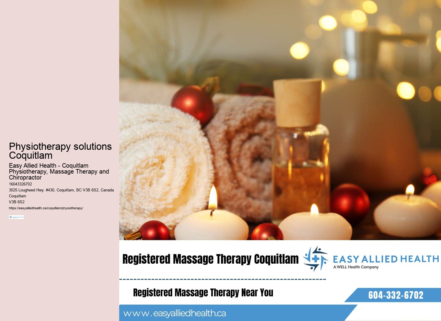 Back pain rehab Coquitlam