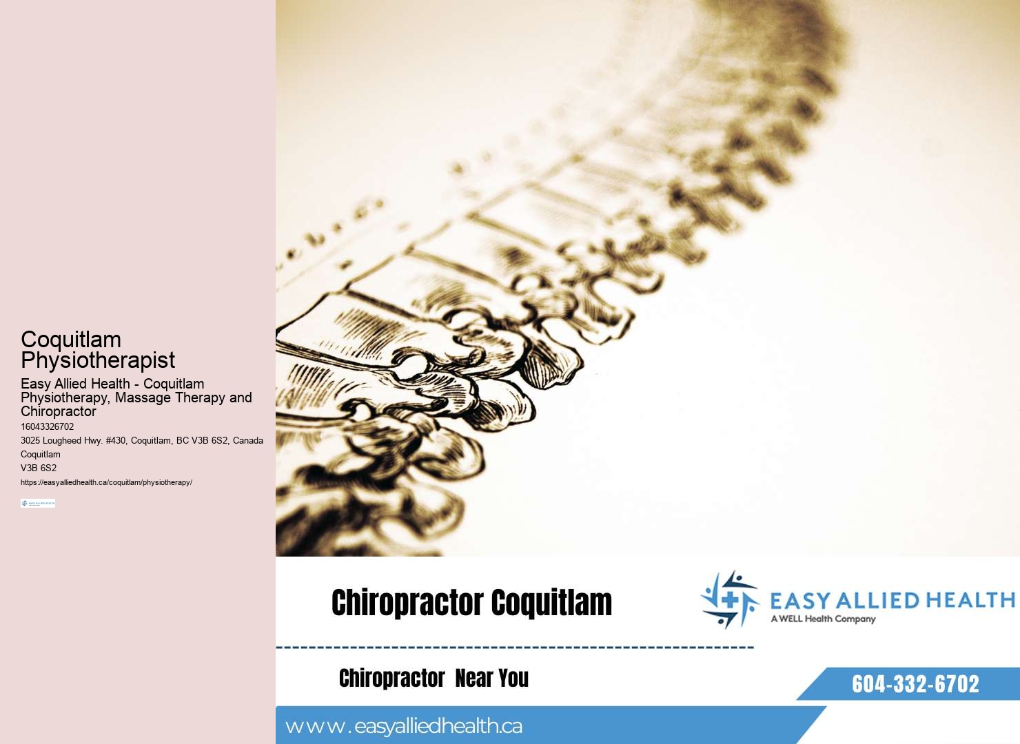 Leading Coquitlam physiotherapy clinic specializing in therapy