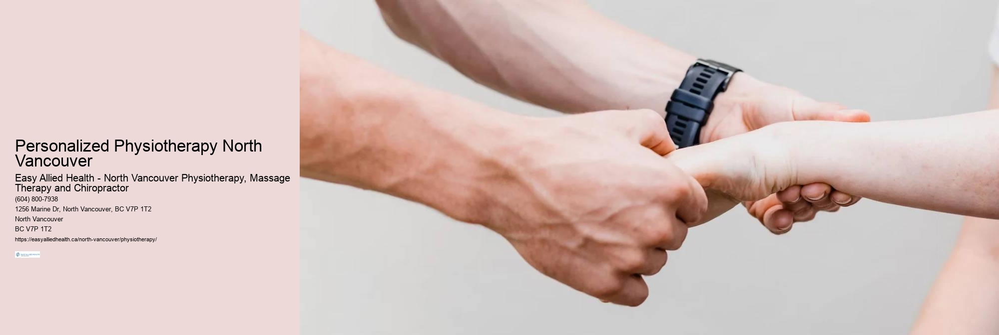 Personalized Physiotherapy North Vancouver
