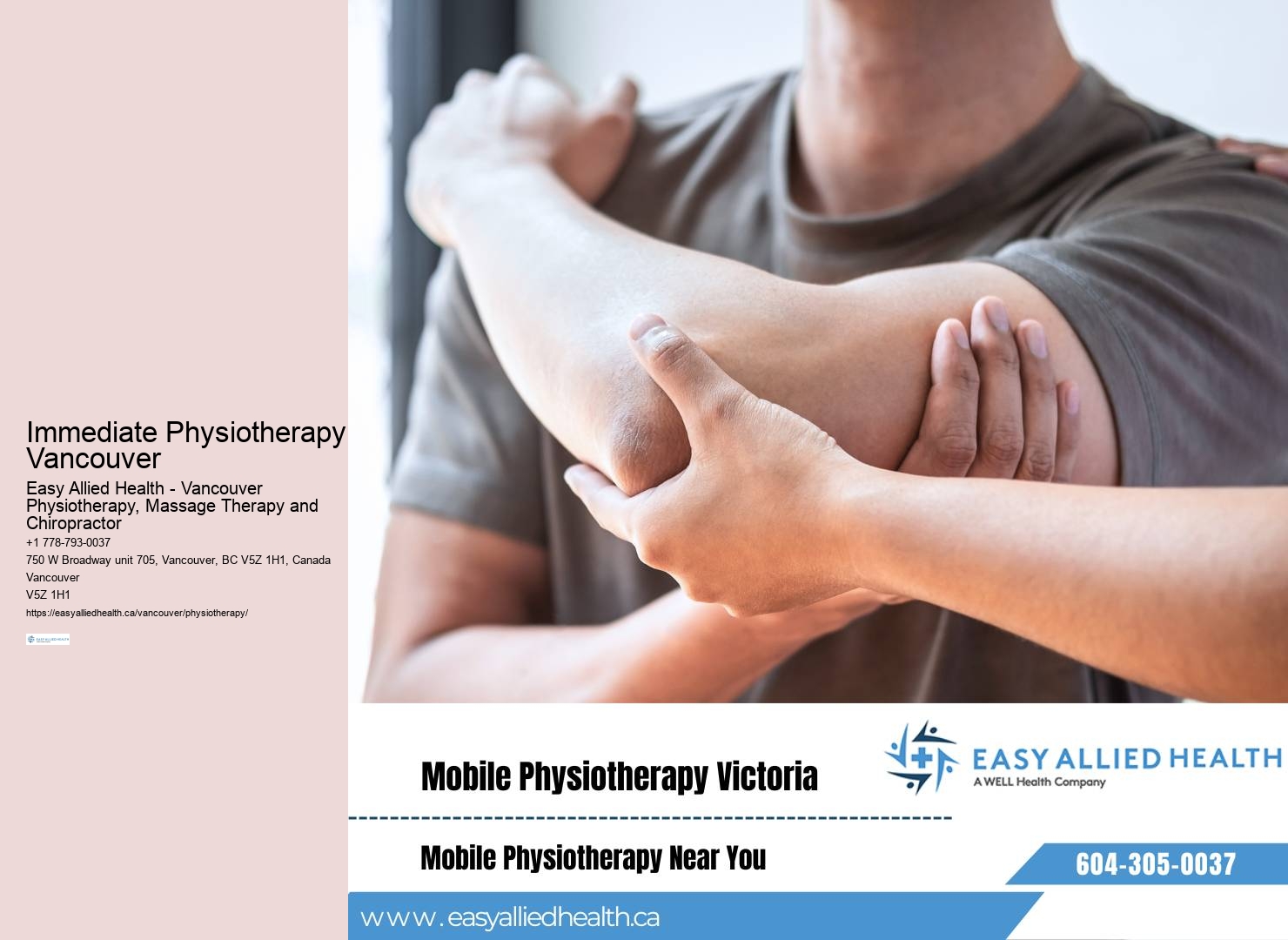 Physiotherapy treatment plans Vancouver