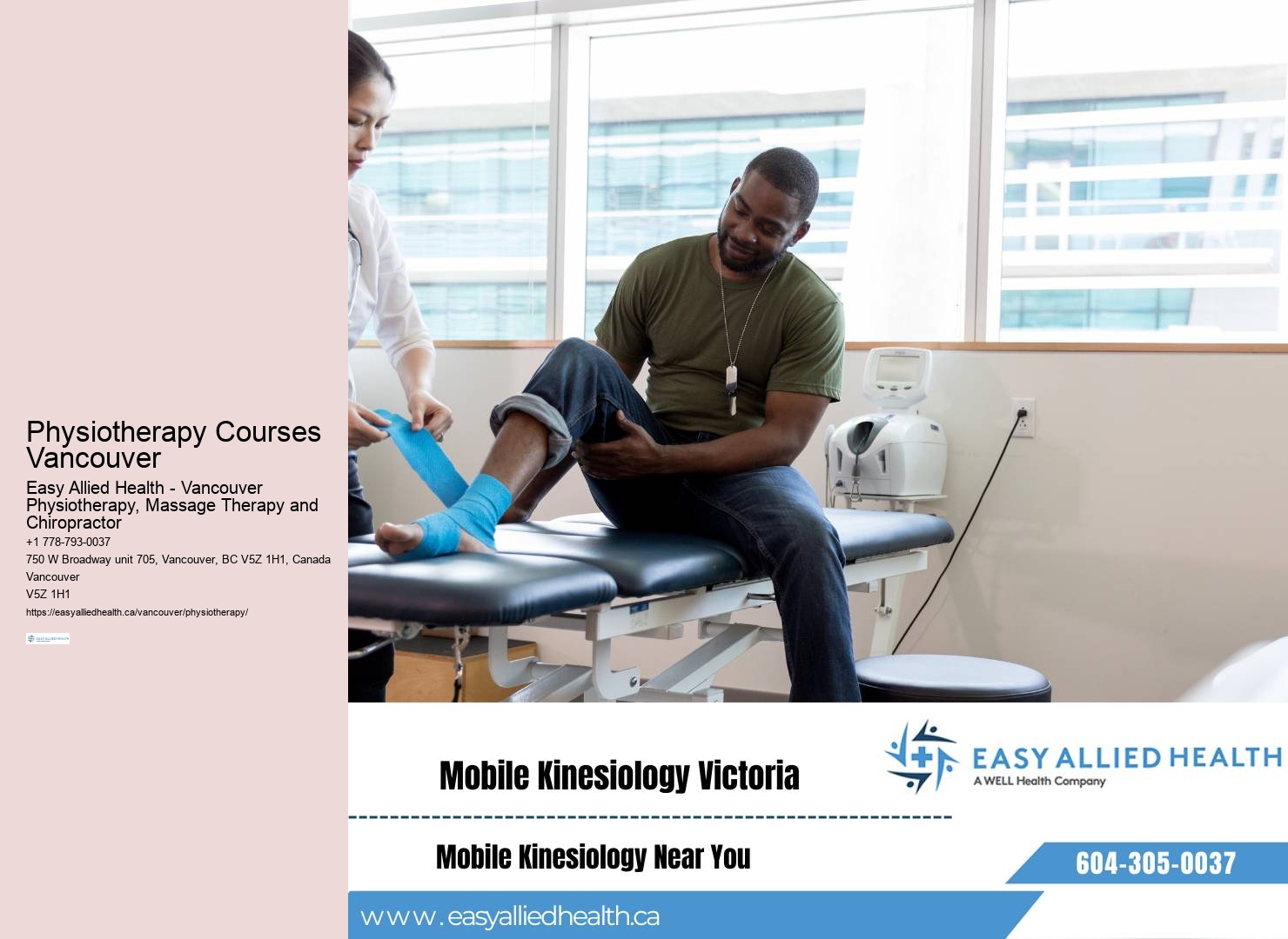 Vancouver physiotherapy payment options