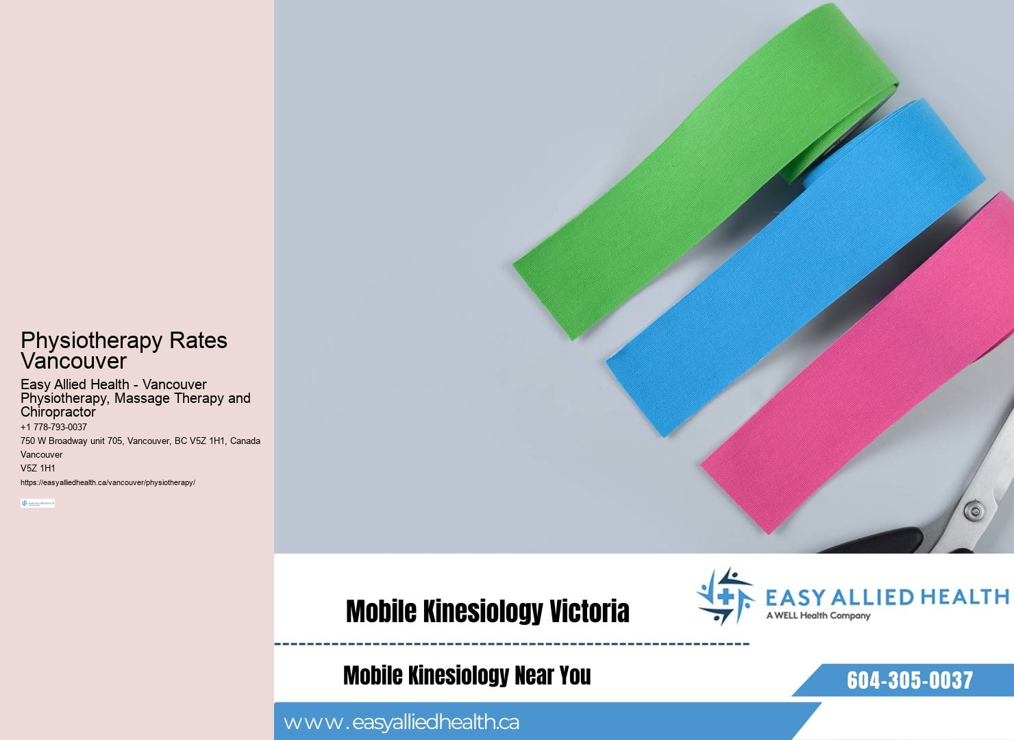 Vancouver physiotherapy for circulatory problems
