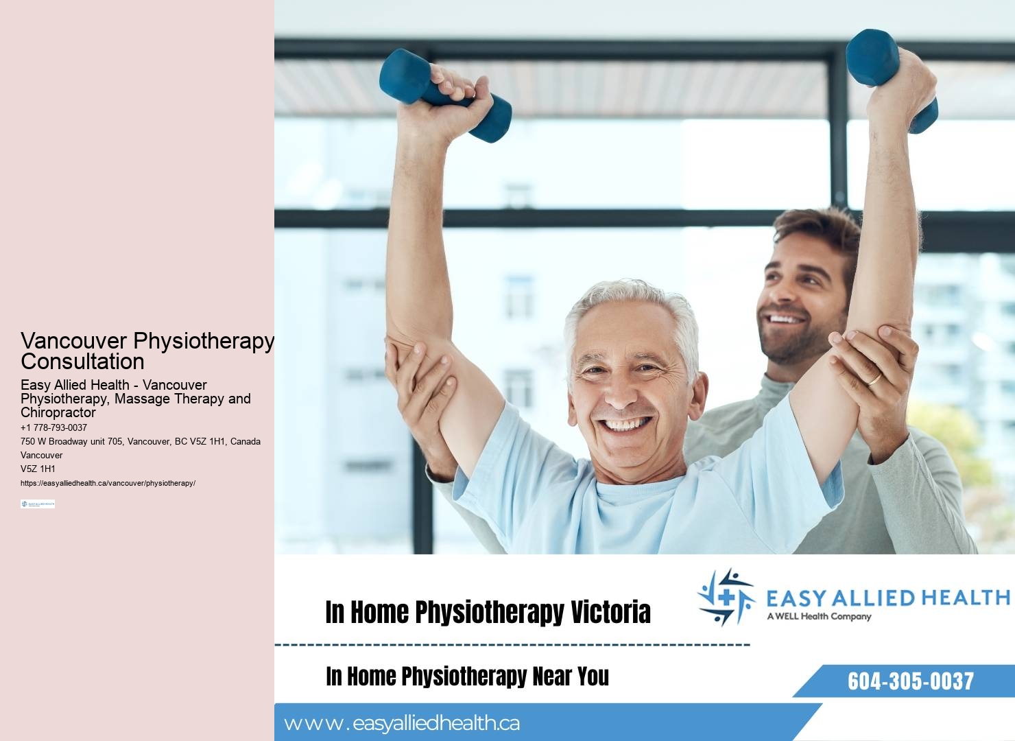 Vancouver physiotherapy payment options