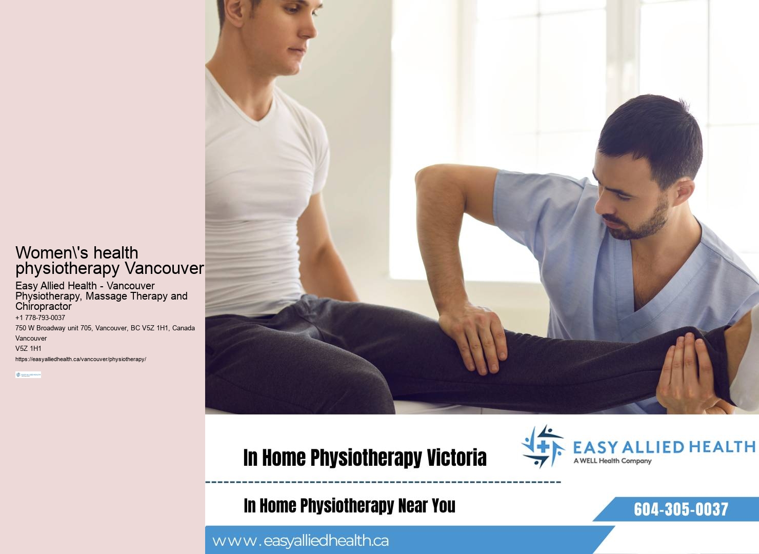 Vancouver physiotherapy for TMJ disorders