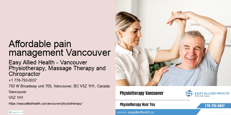 Affordable pain management Vancouver physiotherapy for sports performance