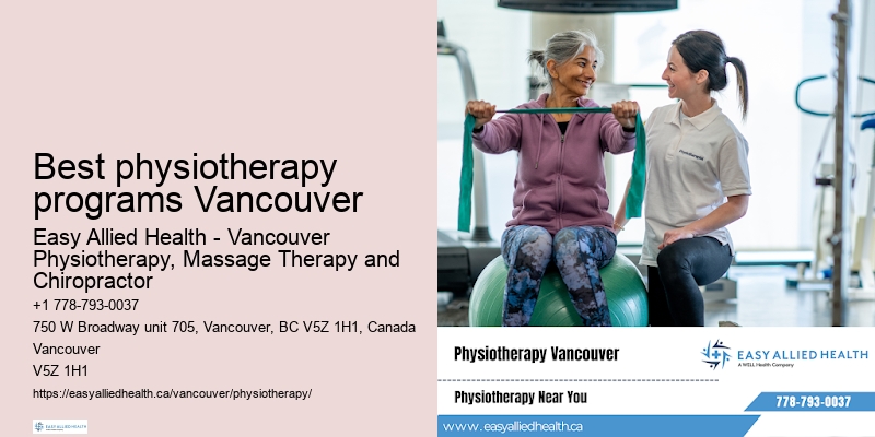 Holistic physiotherapy approach Best physiotherapy programs Vancouver