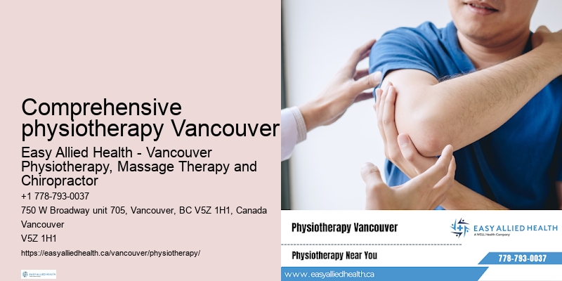 Private physiotherapy sessions Comprehensive physiotherapy Vancouver