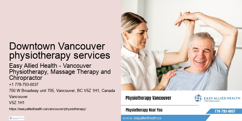 Sports therapy physiotherapy Downtown Vancouver physiotherapy services
