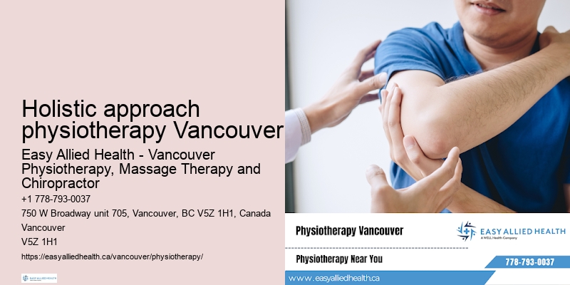 Holistic approach physiotherapy Vancouver physiotherapy consultations