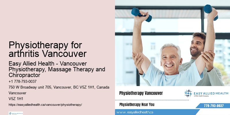 Physiotherapy for arthritis Vancouver physio services