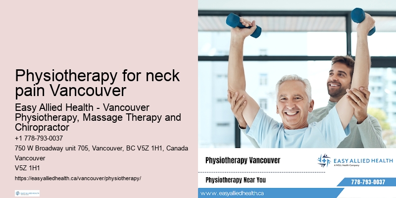 Innovative physiotherapy solutions in Physiotherapy for neck pain Vancouver