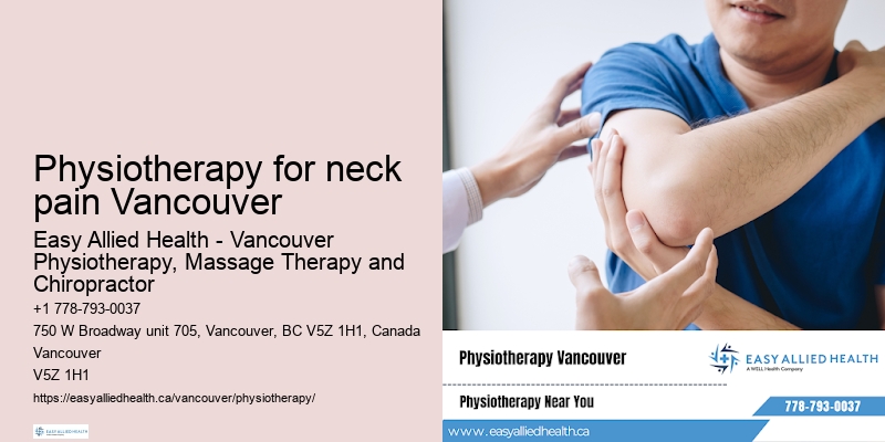 Physiotherapy for neck pain Vancouver's trusted physiotherapy providers