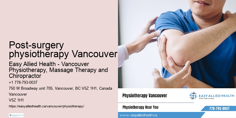Physiotherapy experts Post-surgery physiotherapy Vancouver