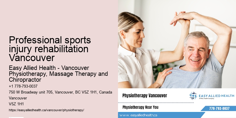 Professional sports injury rehabilitation Vancouver physio specialists
