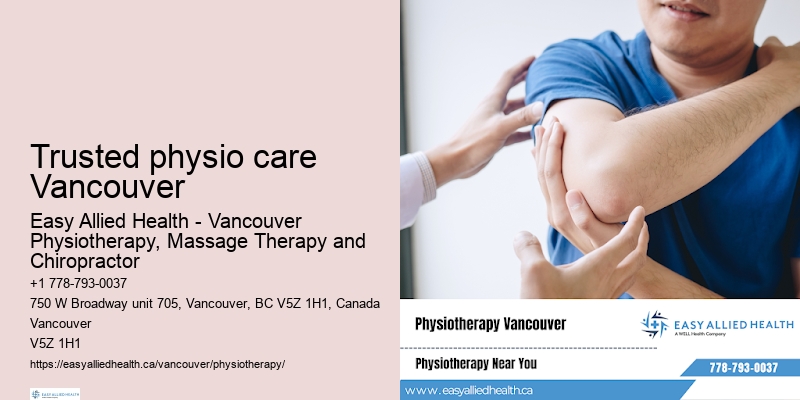 Certified physiotherapy practitioners in Trusted physio care Vancouver