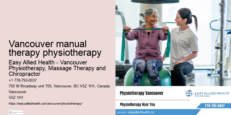 Vancouver manual therapy physiotherapy physio care