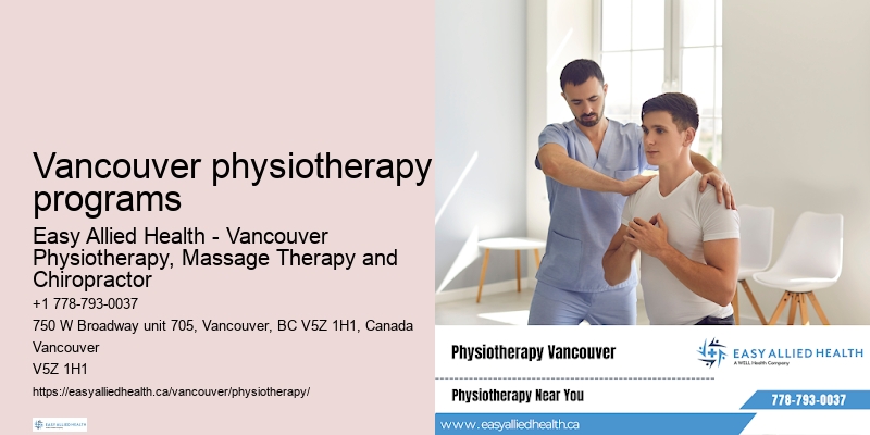Expert rehabilitation therapists Vancouver physiotherapy programs