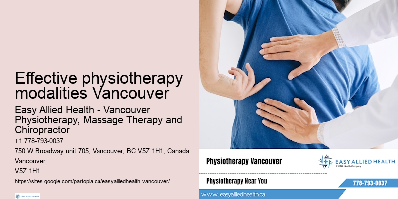 Cutting-edge physiotherapy techniques Effective physiotherapy modalities Vancouver