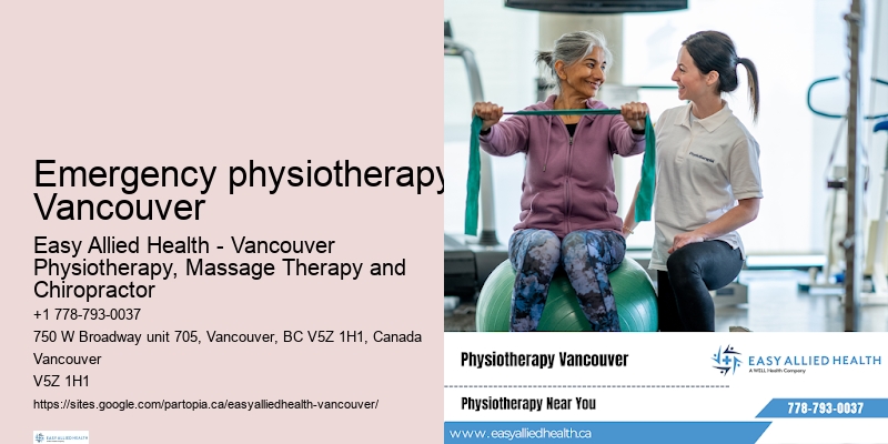 Emergency physiotherapy Vancouver's premier physiotherapy center