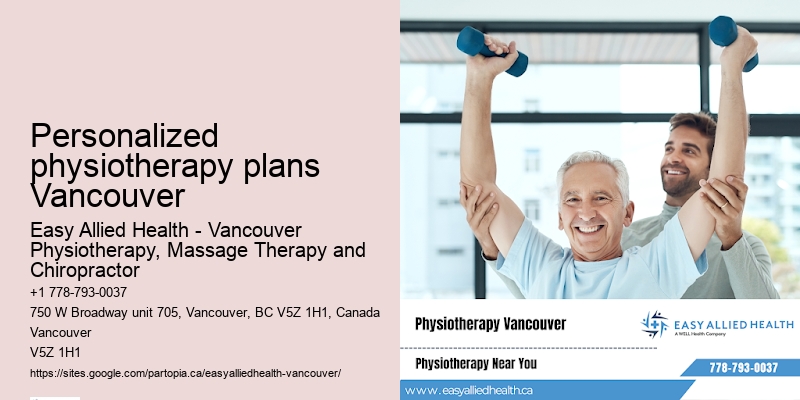 Expert wellness physiotherapy Personalized physiotherapy plans Vancouver