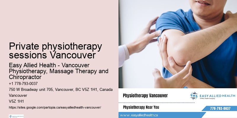 Physiotherapy for posture correction Private physiotherapy sessions Vancouver
