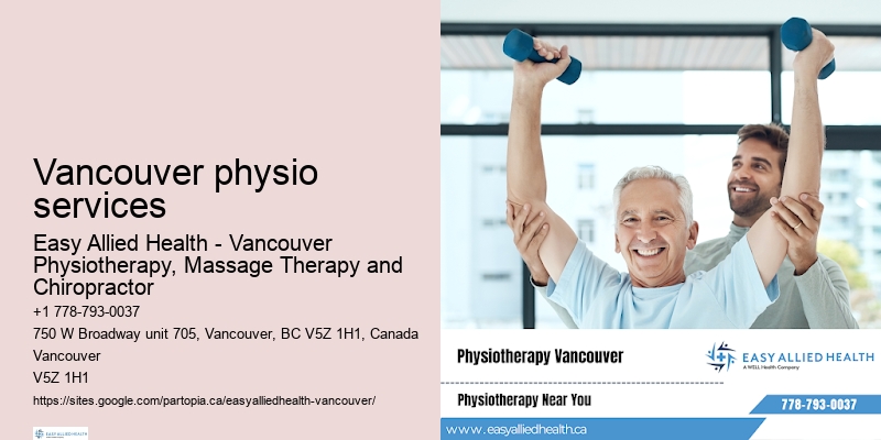 Private physiotherapy sessions Vancouver physio services
