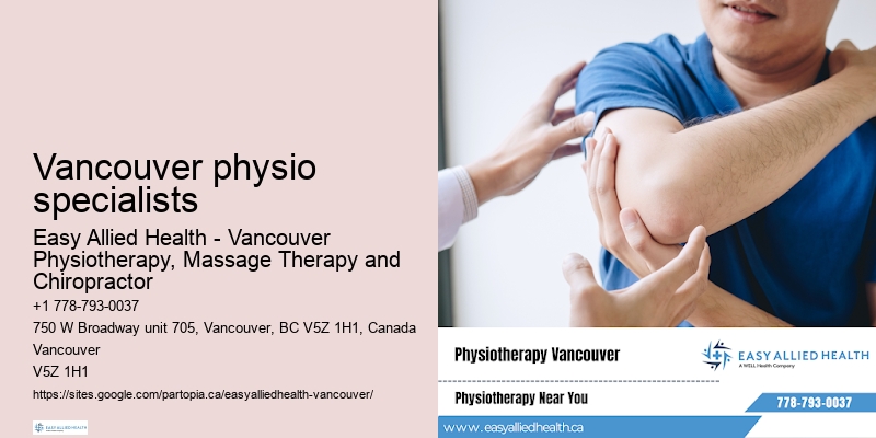 Vancouver physio specialists's trusted physiotherapy providers