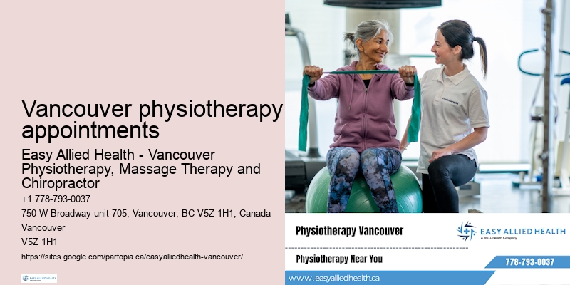 Leading-edge rehabilitation therapies Vancouver physiotherapy appointments