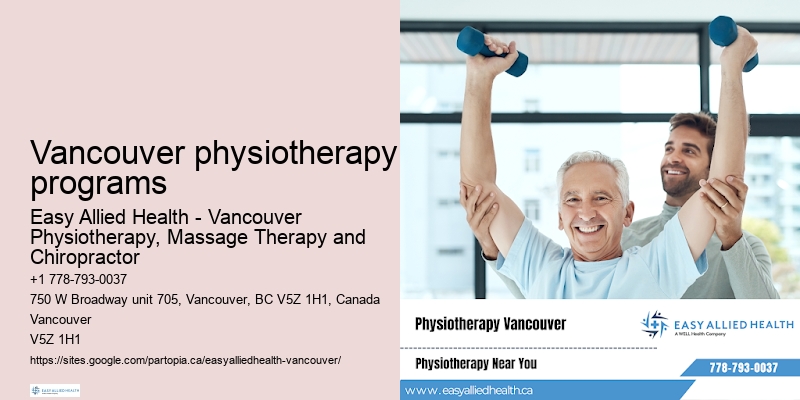 Vancouver physiotherapy programs physiotherapy for pain relief