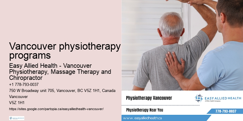 Vancouver physiotherapy programs's trusted physiotherapy providers