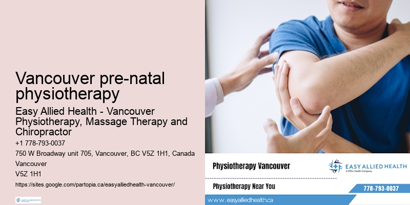 Sports physiotherapy Vancouver pre-natal physiotherapy