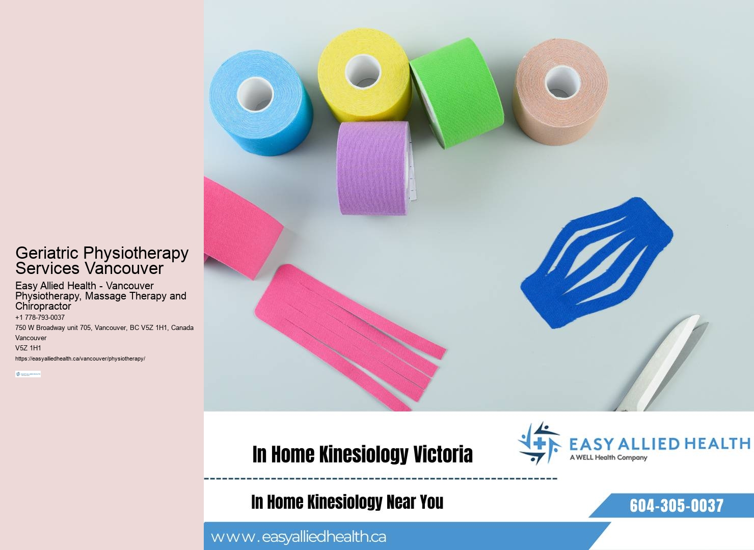 Comprehensive physiotherapy services Vancouver