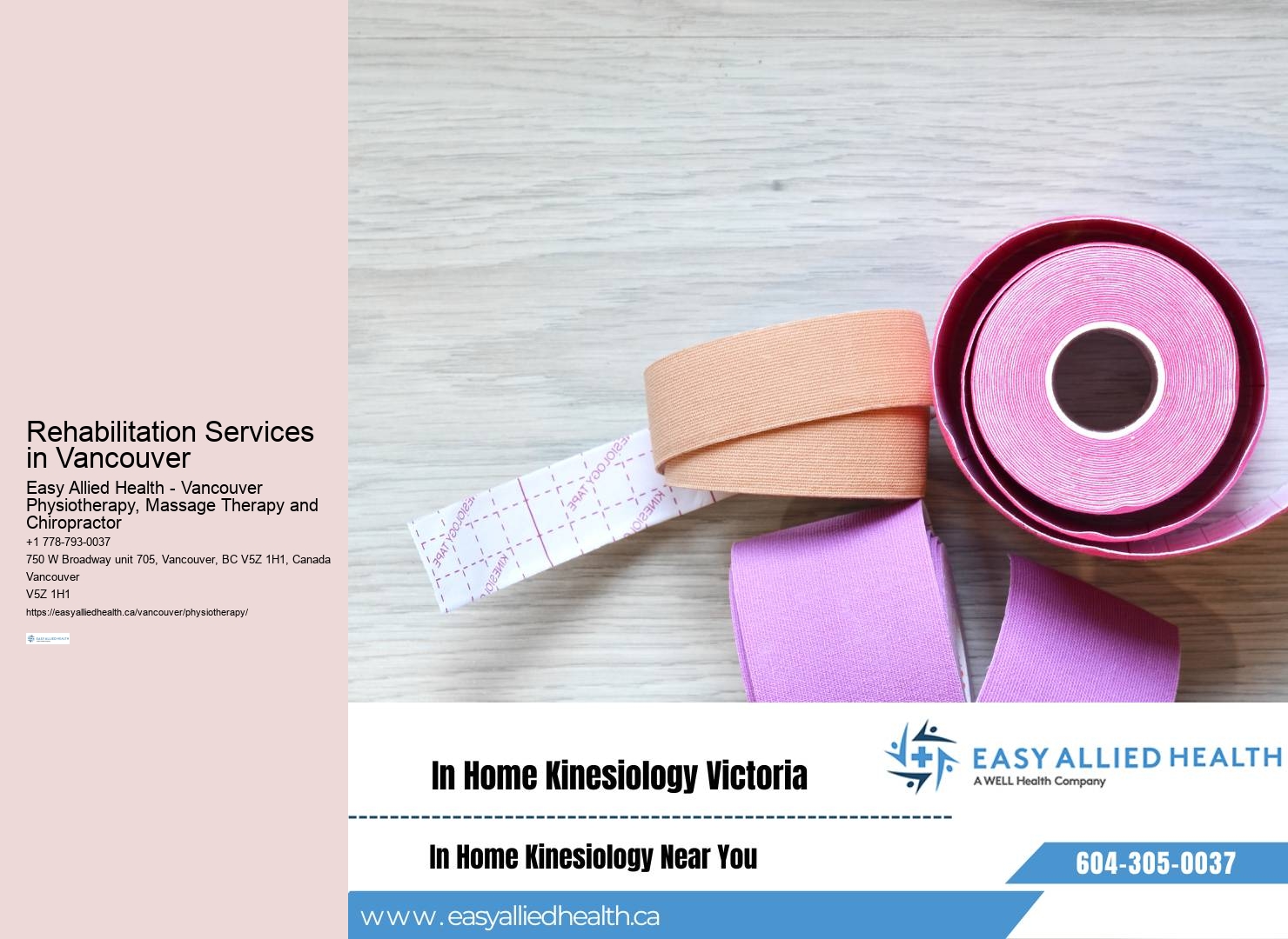 Physiotherapy for post-surgery recovery Vancouver