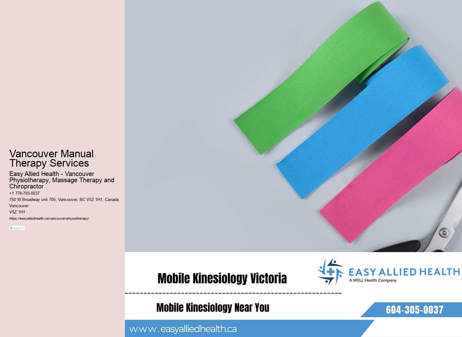 Vancouver Physiotherapy & Sports Clinic Services