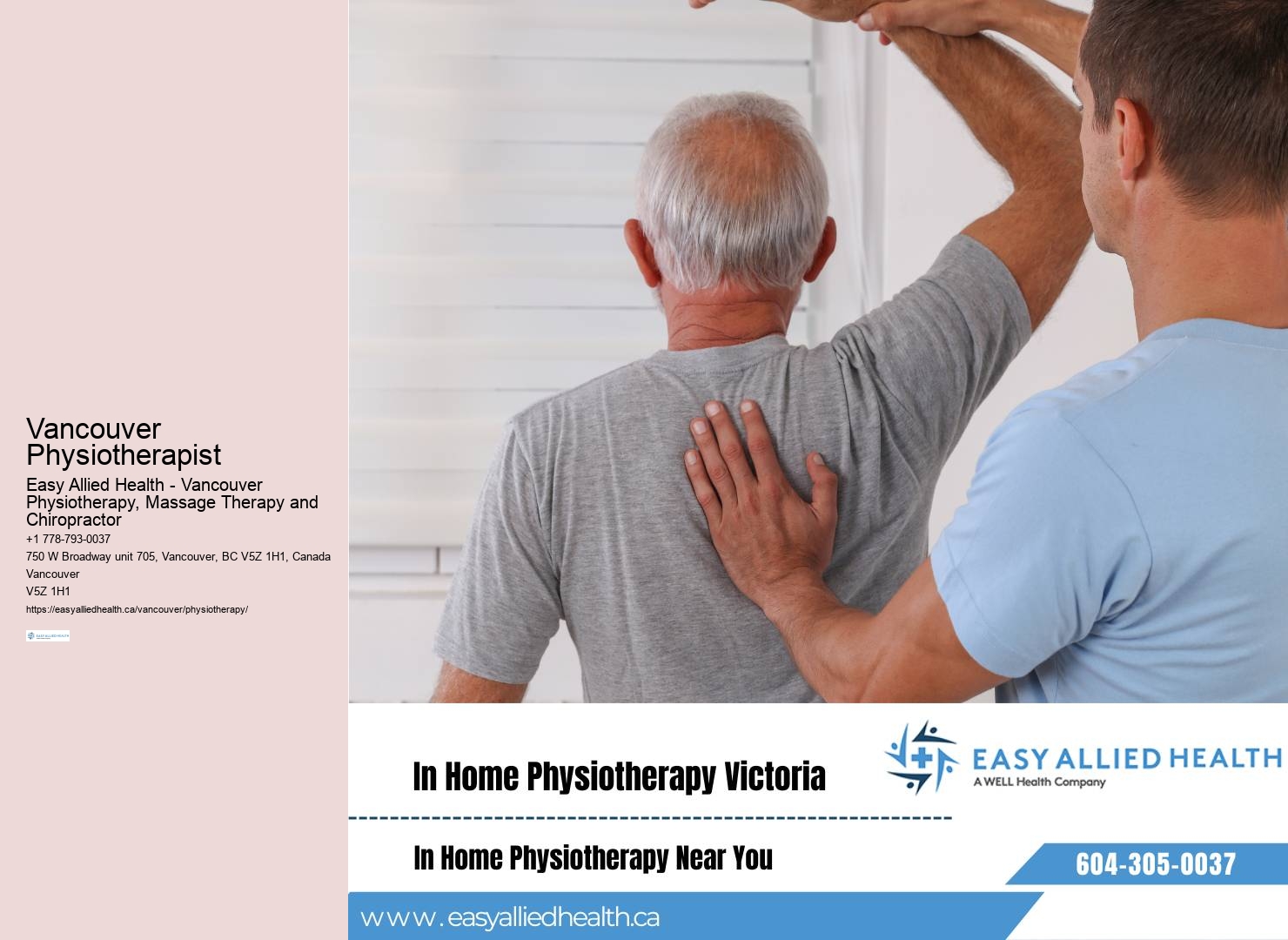 Top-rated physiotherapy clinic in Vancouver