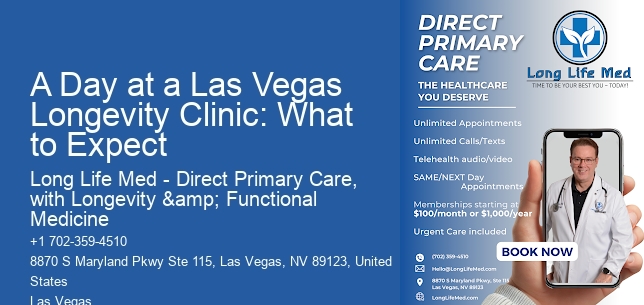 A Day at a Las Vegas Longevity Clinic: What to Expect