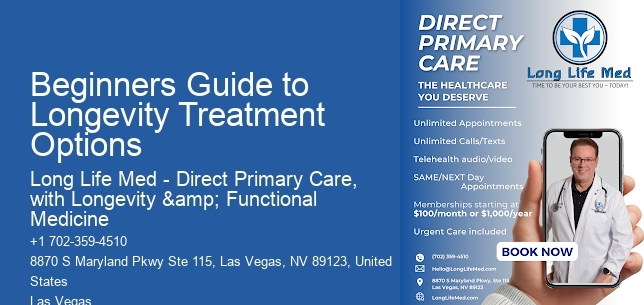 Beginners Guide to Longevity Treatment Options