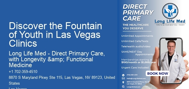 Discover the Fountain of Youth in Las Vegas Clinics